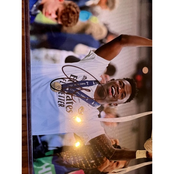 REAL MADRID VINICIUS JR./ VINI JR SIGNED 8X10 PHOTO AUTO PSA COA - Picture 2 of 3